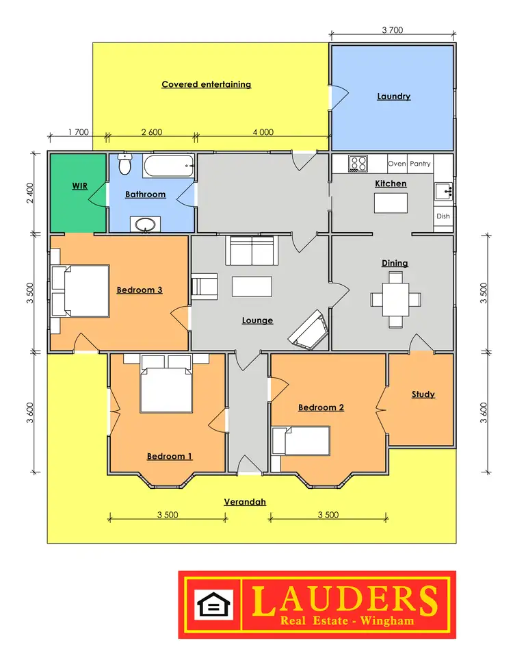 Floorplan of Homely house listing, 68 Combined Street, Wingham NSW 2429
