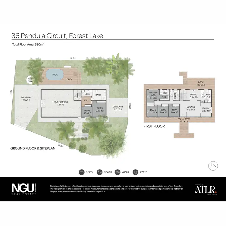 Floorplan of Homely house listing, 36 Pendula Circuit, Forest Lake QLD 4078