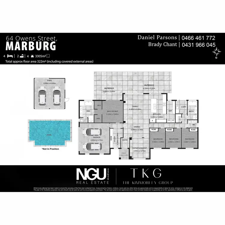 Floorplan of Homely house listing, 64 Owens Street, Marburg QLD 4346