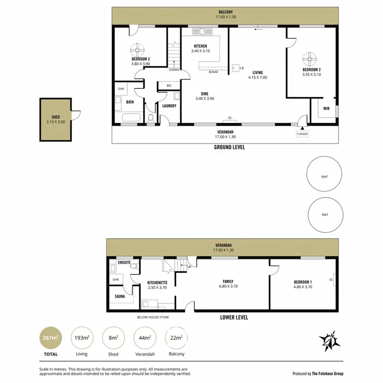 Floorplan of Homely house listing, 19 Vantage Way, Crafers SA 5152