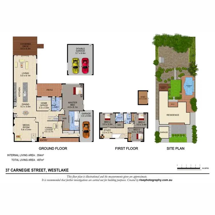 Floorplan of Homely house listing, 37 Carnegie Street, Westlake QLD 4074