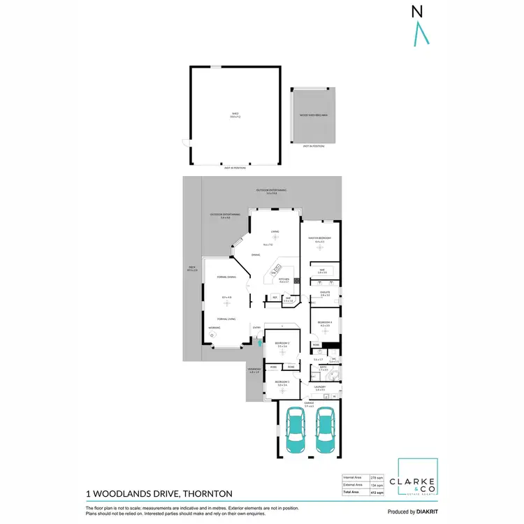 Floorplan of Homely house listing, 1 Woodlands Drive, Thornton NSW 2322