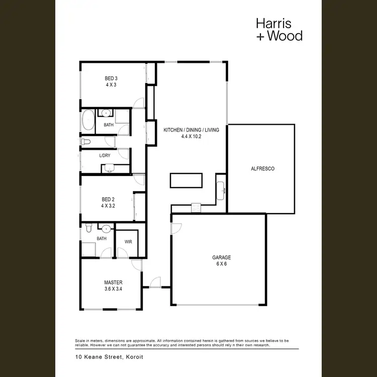 Floorplan of Homely house listing, 10 Keane Street, Koroit VIC 3282