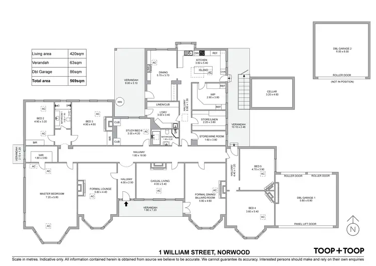 Floorplan of Homely house listing, 1 William Street, Norwood SA 5067
