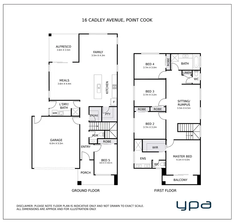 Floorplan of Homely house listing, 16 Cadley Avenue, Point Cook VIC 3030