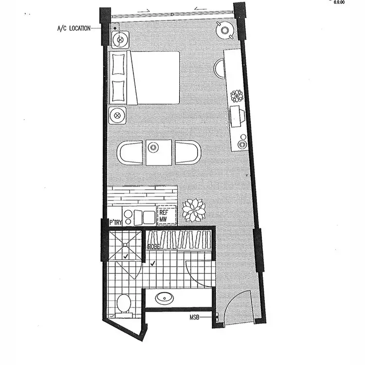 Floorplan of Homely apartment listing, 68/189 Leichhardt Street, Spring Hill QLD 4000