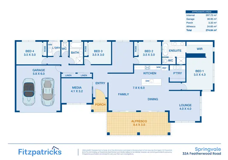 Floorplan of Homely house listing, 32a Featherwood Road, Springvale NSW 2650