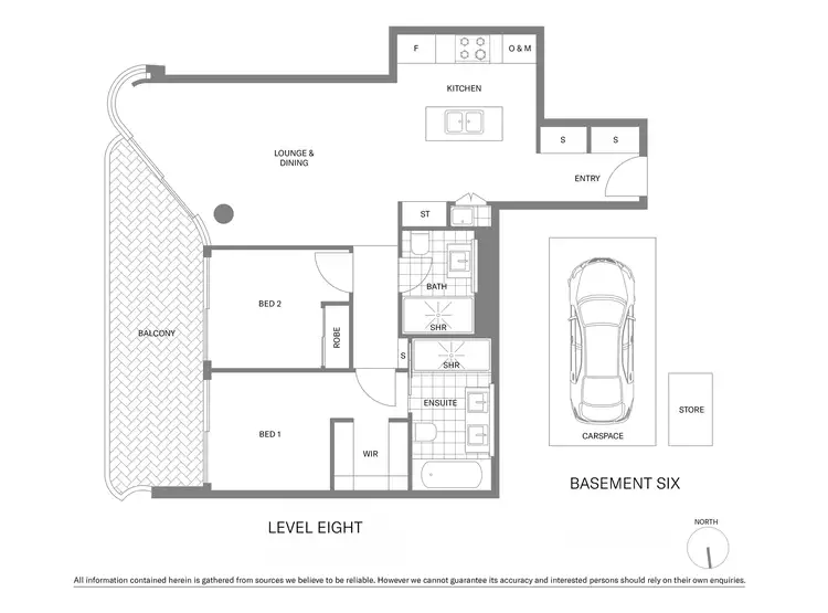 Floorplan of Homely apartment listing, 804/71 Macquarie Street, Sydney NSW 2000