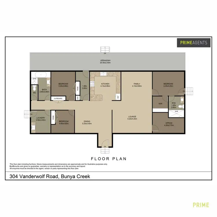 Floorplan of Homely house listing, 304 Vanderwolf Road, Bunya Creek QLD 4655
