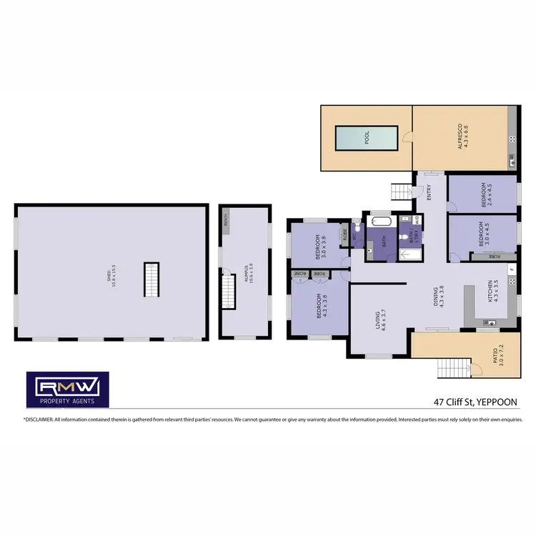 Floorplan of Homely house listing, 47 Cliff Street, Yeppoon QLD 4703