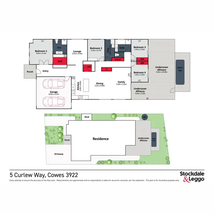 Floorplan of Homely house listing, 5 Curlew Way, Cowes VIC 3922