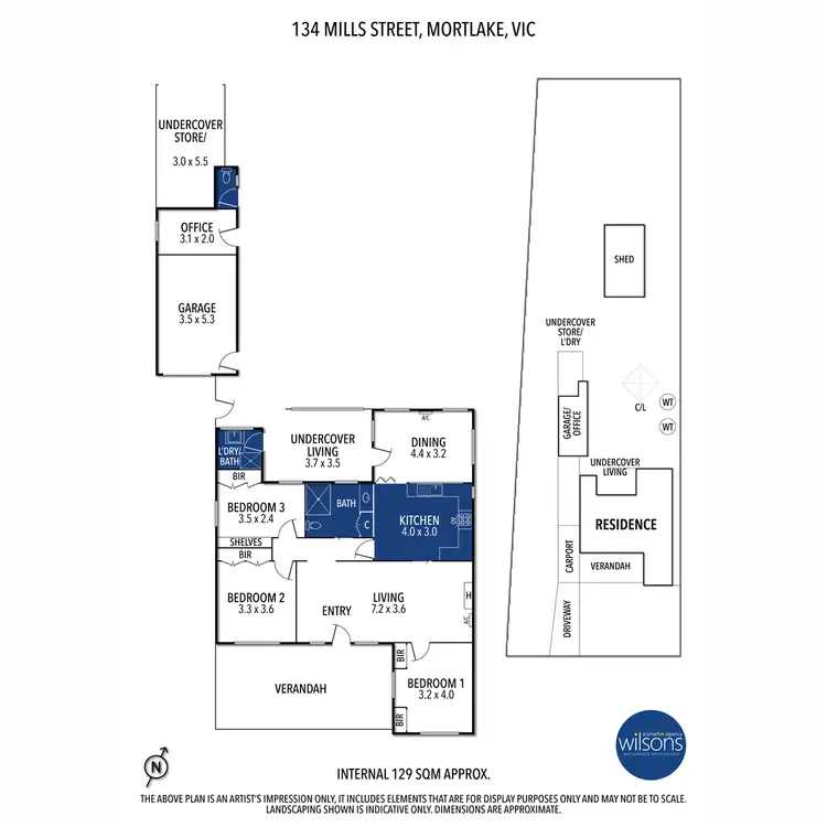 Floorplan of Homely house listing, 134 Mill Street, Mortlake VIC 3272
