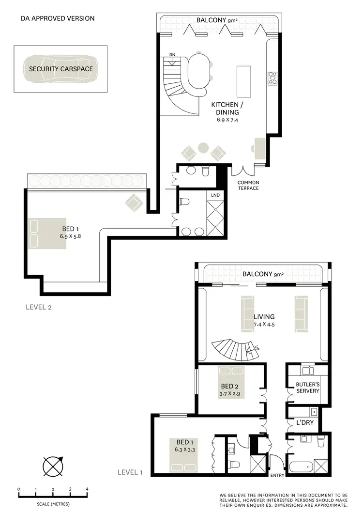 Floorplan of Homely apartment listing, 23/12-20 Rosebank Street, Darlinghurst NSW 2010