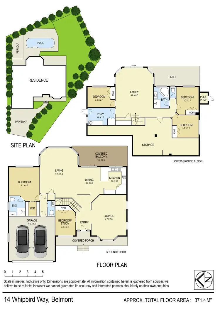 Floorplan of Homely house listing, 14 Whipbird Way, Belmont NSW 2280