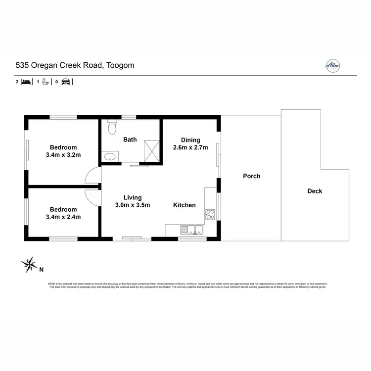 Floorplan of Homely house listing, 535 Oregan Creek Road, Toogoom QLD 4655