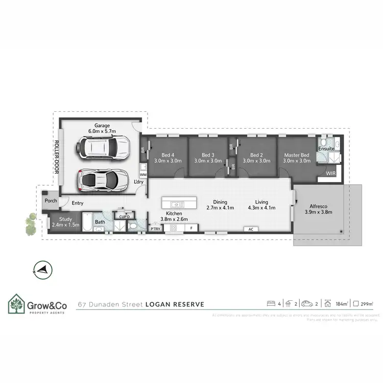 Floorplan of Homely house listing, 67 Dunaden Street, Logan Reserve QLD 4133