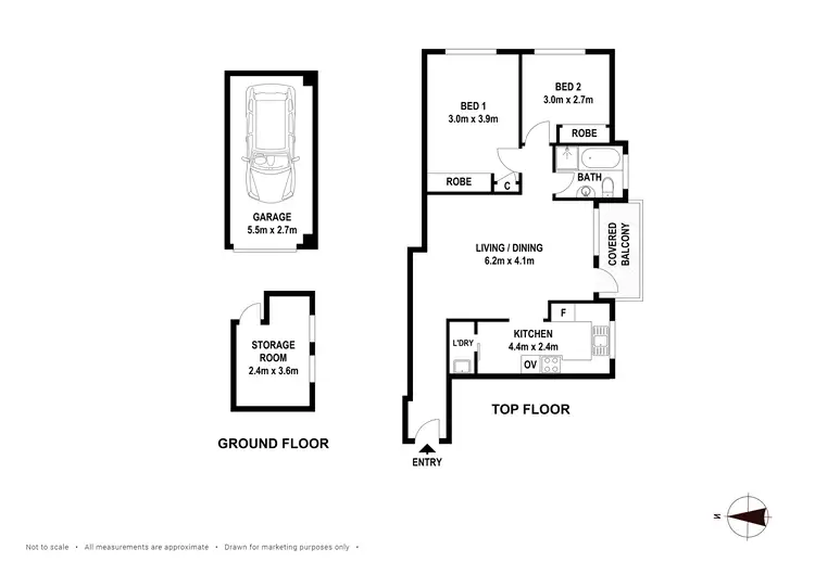 Floorplan of Homely unit listing, 44/2A Yardley Avenue, Waitara NSW 2077