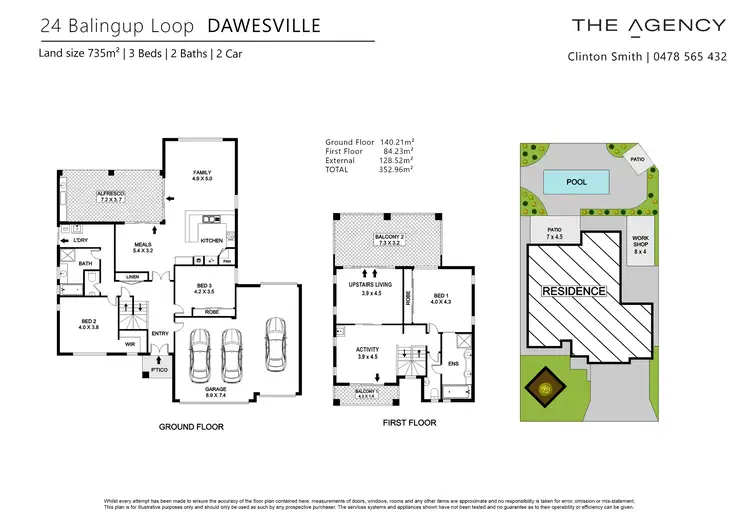 Floorplan of Homely house listing, 24 Balingup Loop, Dawesville WA 6211