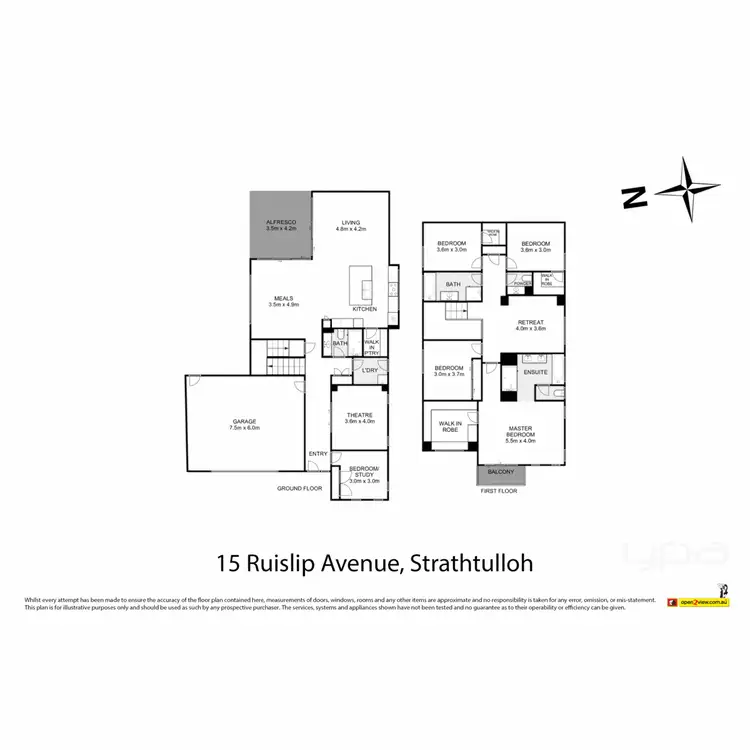 Floorplan of Homely house listing, 15 Ruislip Avenue, Strathtulloh VIC 3338