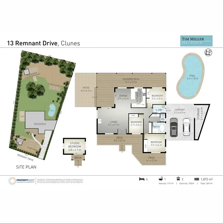 Floorplan of Homely house listing, 13 Remnant Drive, Clunes NSW 2480
