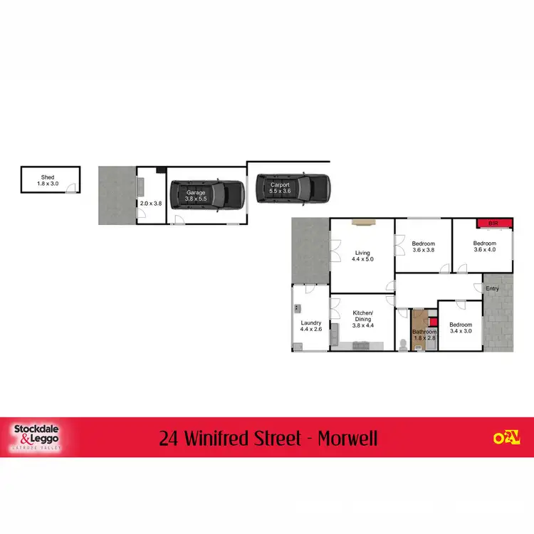 Floorplan of Homely house listing, 24 Winifred Street, Morwell VIC 3840