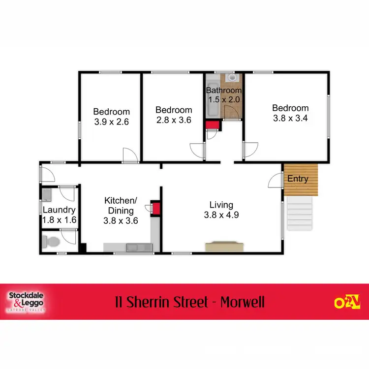 Floorplan of Homely house listing, 11 Sherrin Street, Morwell VIC 3840