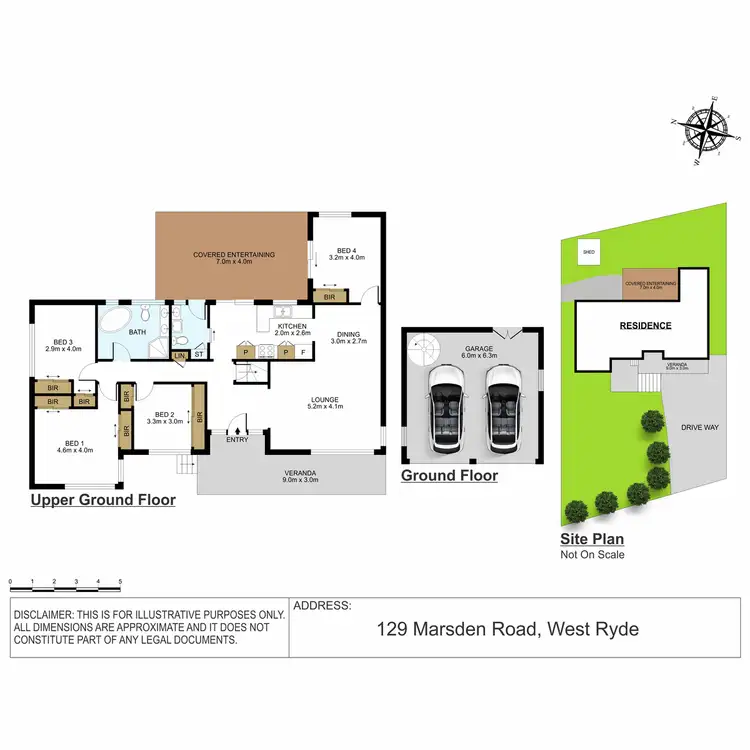 Floorplan of Homely house listing, 129 Marsden Road, West Ryde NSW 2114