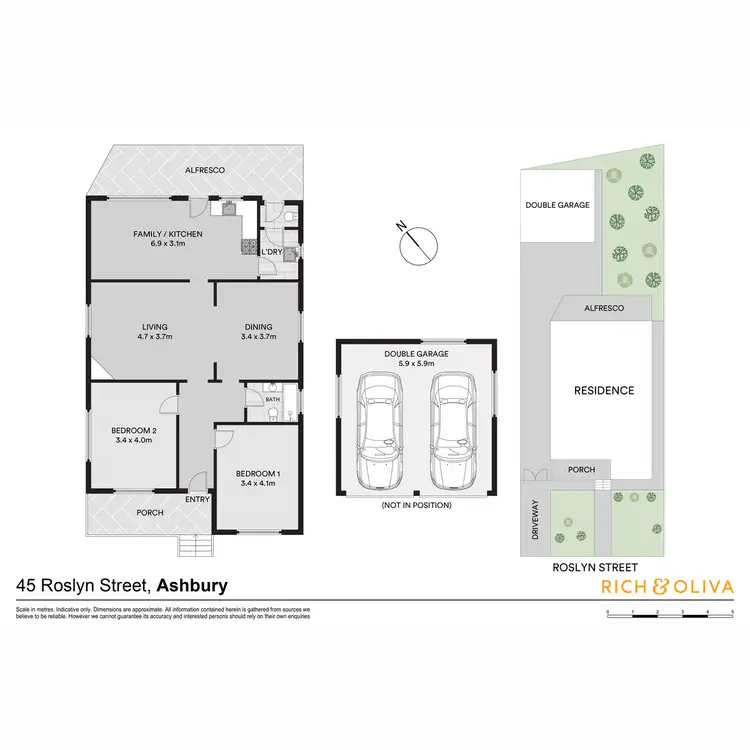 Floorplan of Homely house listing, 45 Roslyn Street, Ashbury NSW 2193