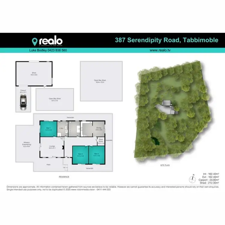Floorplan of Homely rural property listing, 387 Serendipity Road, Tabbimoble NSW 2472