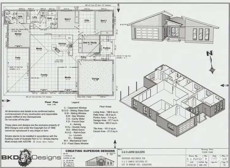 Floorplan of Homely house listing, 8 Munroe Court, West Gladstone QLD 4680