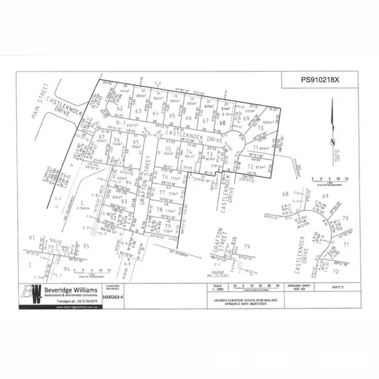 Floorplan of Homely land listing, Stage 3 Phoenix Park, Glengarry VIC 3854
