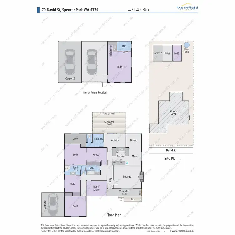 Floorplan of Homely house listing, 79 David Street, Spencer Park WA 6330