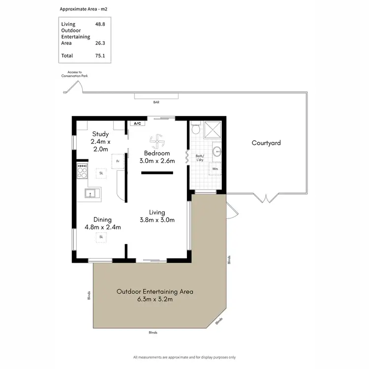Floorplan of Homely unit listing, Site O3/157 Willis Drive, Normanville SA 5204