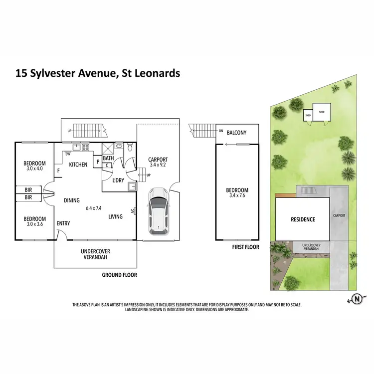 Floorplan of Homely house listing, 15 Sylvester Avenue, St Leonards VIC 3223
