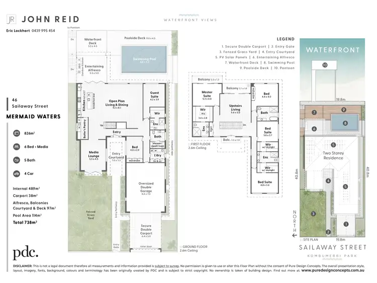 Floorplan of Homely house listing, 46 Sailaway Street, Mermaid Waters QLD 4218