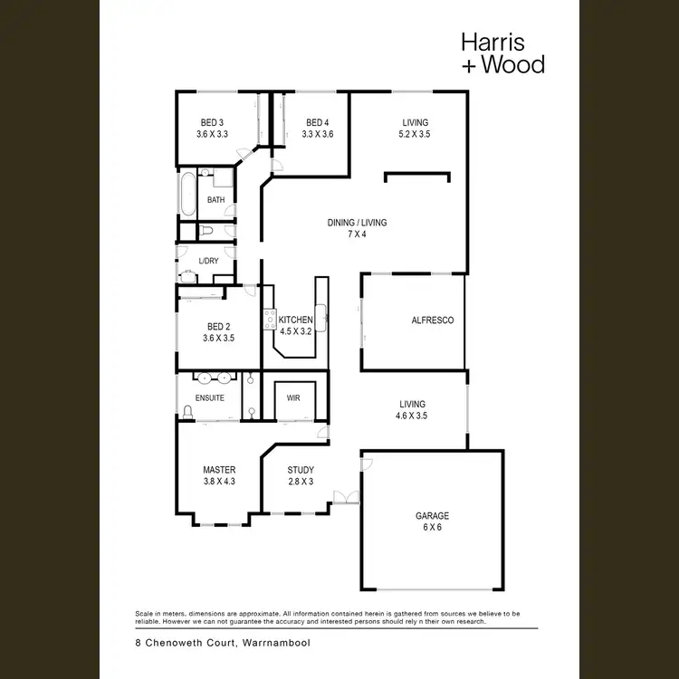 Floorplan of Homely house listing, 8 Chenoweth Court, Warrnambool VIC 3280