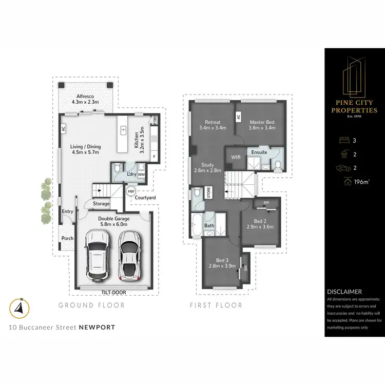 Floorplan of Homely house listing, 10 Buccaneer Street, Newport QLD 4020