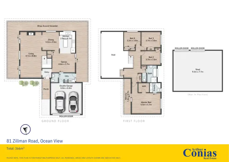 Floorplan of Homely house listing, 81 Zillman Road, Ocean View QLD 4521