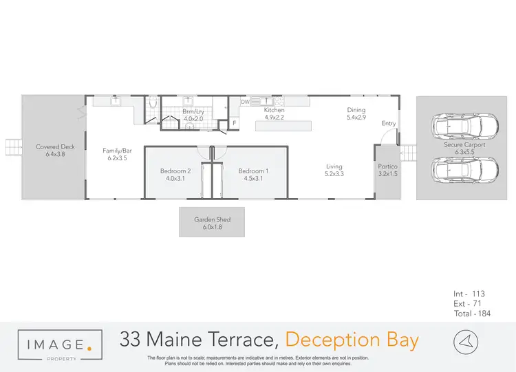 Floorplan of Homely house listing, 33 Maine Terrace, Deception Bay QLD 4508