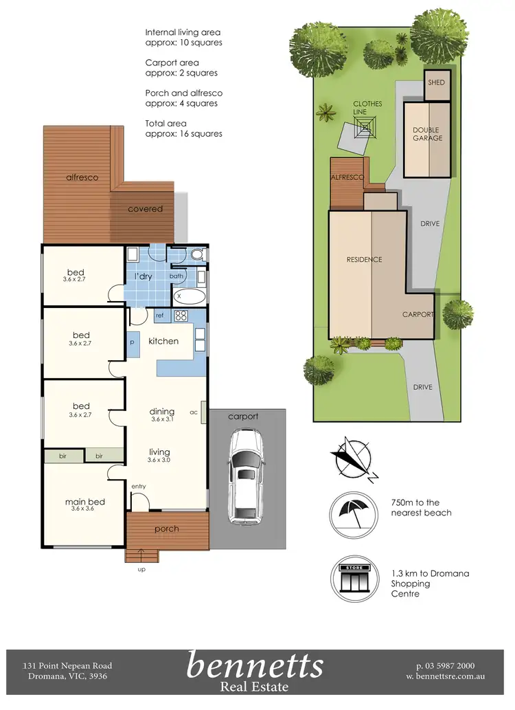 Floorplan of Homely house listing, 76 Seacombe Street, Dromana VIC 3936