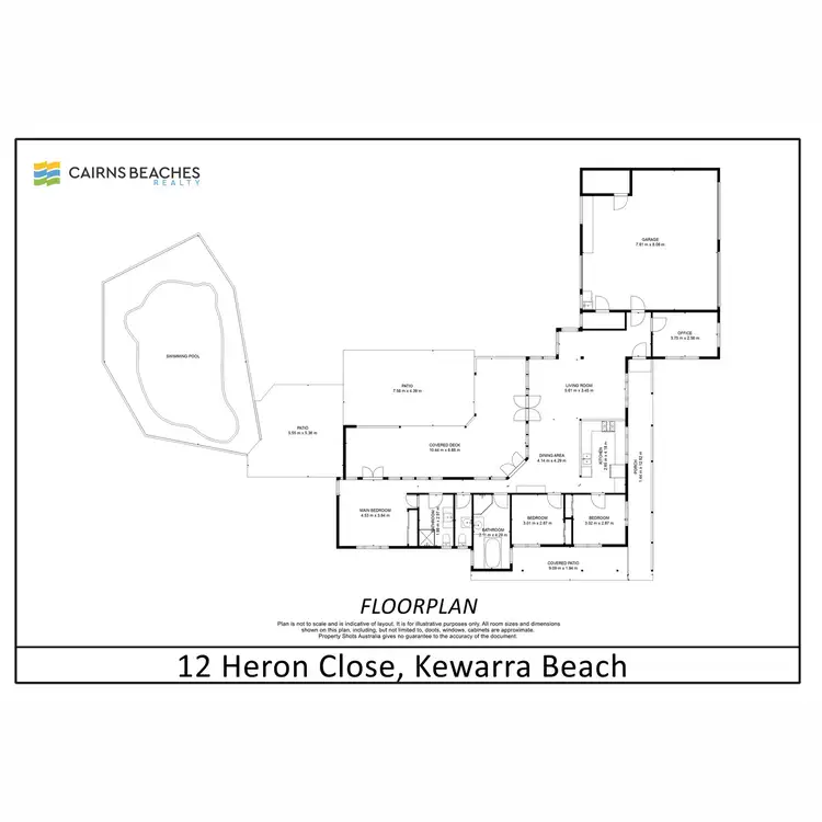 Floorplan of Homely house listing, 12 Heron Close, Kewarra Beach QLD 4879