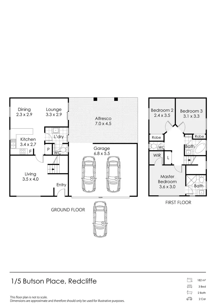 Floorplan of Homely house listing, 1/5 Butson Place, Redcliffe WA 6104