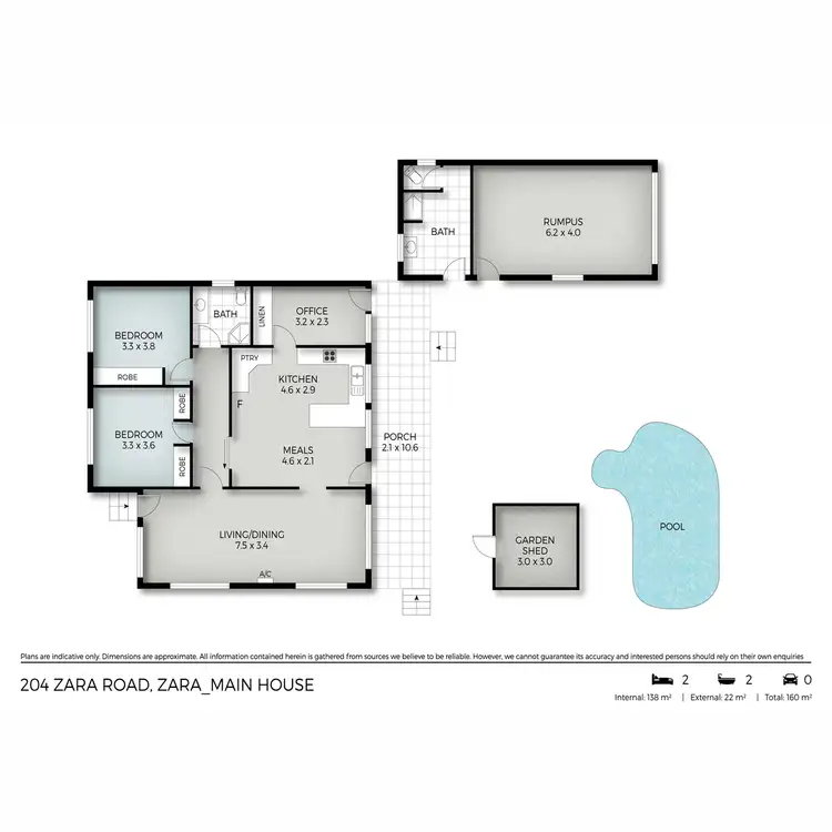 Floorplan of Homely rural property listing, 204 Zara Road, Zara NSW 2484