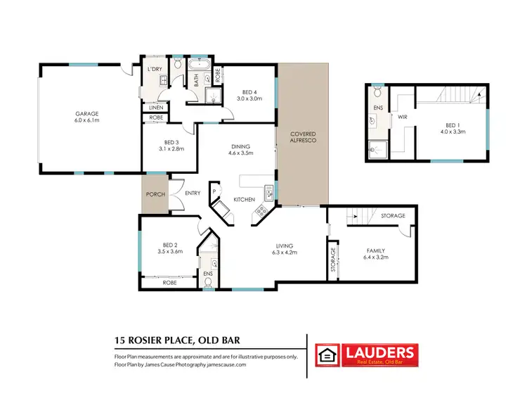 Floorplan of Homely house listing, 15 Rosier Place, Old Bar NSW 2430