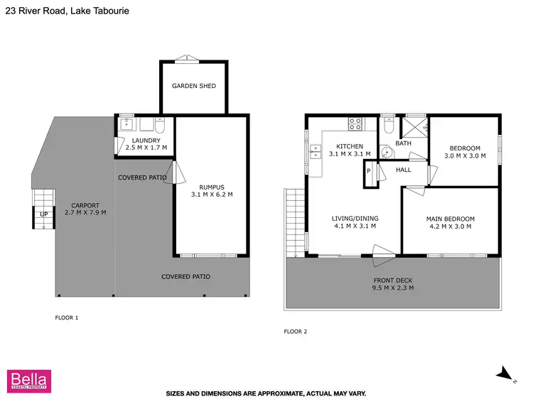 Floorplan of Homely house listing, 23 River Road, Lake Tabourie NSW 2539