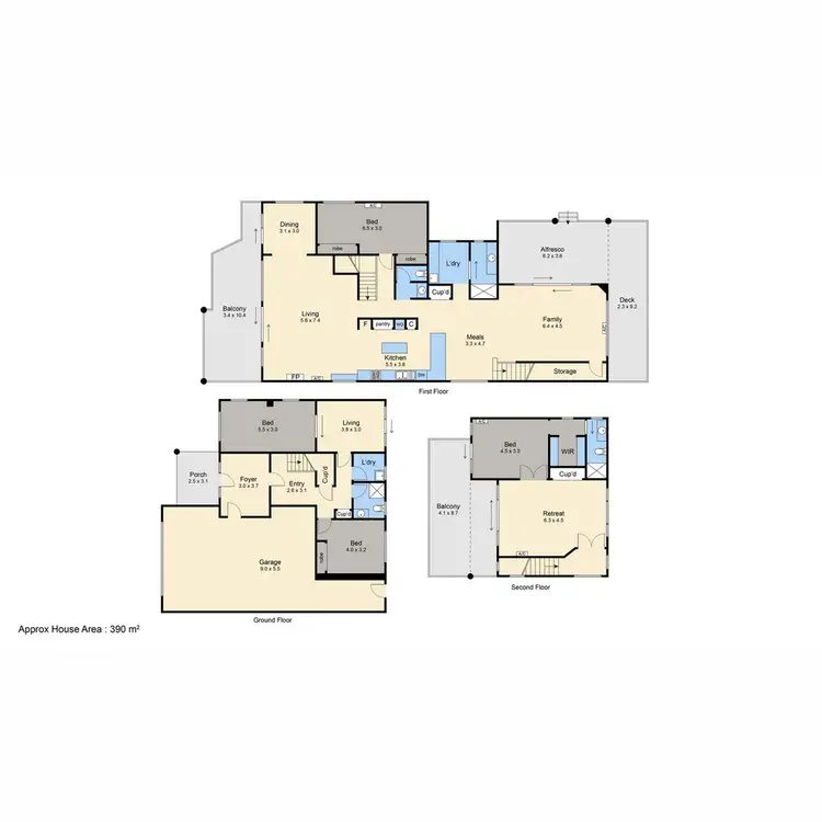Floorplan of Homely house listing, 47 Bayview Road, Mccrae VIC 3938
