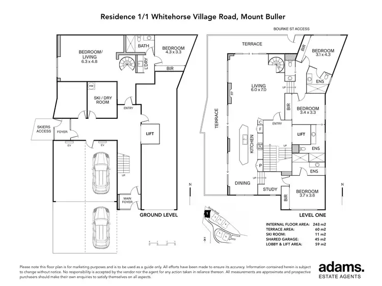 Floorplan of Homely apartment listing, Residence 1/1 Whitehorse Village Road, Mount Buller VIC 3723