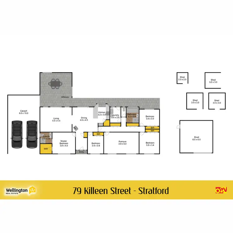 Floorplan of Homely house listing, 79 Killeen Street, Stratford VIC 3862