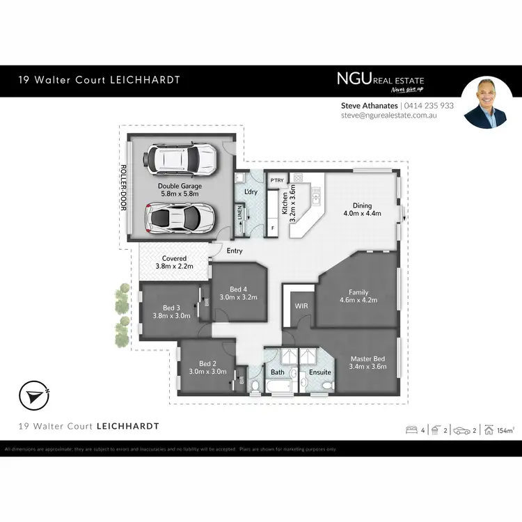 Floorplan of Homely house listing, 19 Walter Court, Leichhardt QLD 4305