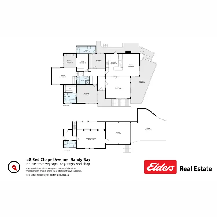 Floorplan of Homely house listing, 1/28 Red Chapel Avenue, Sandy Bay TAS 7005